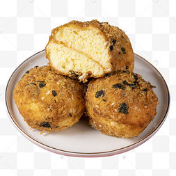 肉松小贝年夜饭水果拼盘插画餐饮广告之美味甜点蛋糕卡通设计甜品糕点