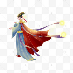 神话太阳女神羲嫦娥五号卫星中国风国潮人物羲和号卫星中国风国潮人物