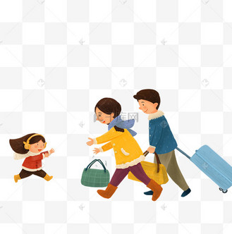 宝宝迎接父母回家