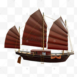 复古帆船模型