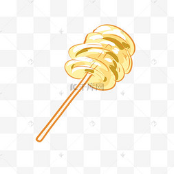 麦芽糖卡通手绘红枣黑糖红糖插画夏天解暑养生红糖姜茶红糖糍粑食物