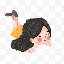 趴在睡觉的女孩下载