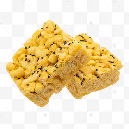 线描沙琪玛美食插画美味的沙琪玛沙琪玛零食糕点沙琪玛零食卡通插画提