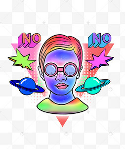 手绘怀旧插画