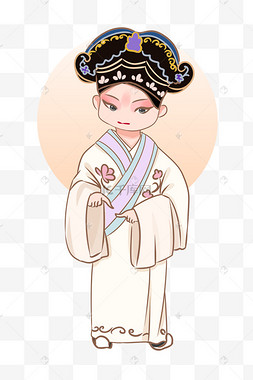 京剧旦角京剧女古典戏曲戏剧人物青衣唱戏小人人物123下一页到页确定