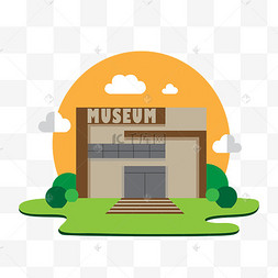 美术馆博物馆艺术品展览文化巫师卡通神奇魔法书矢量卡通插画的神奇