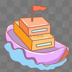 气垫船卡通