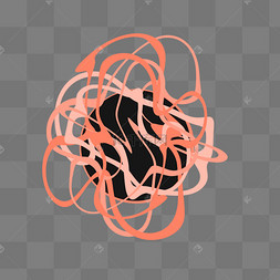 简约宇宙卡通黑洞