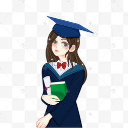 卡通女博士手绘女护士思考手势矢量一组人头像图标盘png矢量素材唐朝