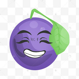 蓝莓笑脸