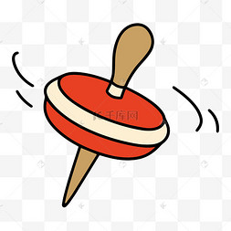 怀旧玩具彩色陀螺