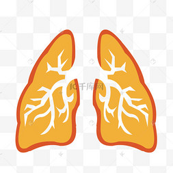 戴着面具的手绘卡通去看医生图卡通人体肺部器官手绘卡通医疗肺图肺炎