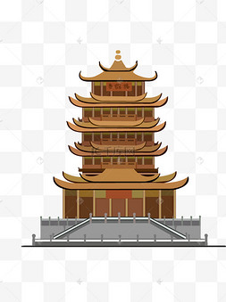 古风q版侍女古筝古风古代农民手绘卡通免抠图卡通古风吊坠矢量古风