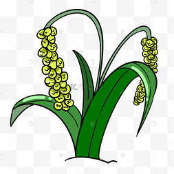 立体小米手绘插画