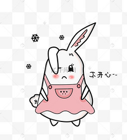 大眼萌兔搞笑日常之小情绪