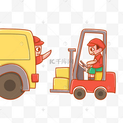 快递物流小人搬运快递圣诞节的圣诞袜铃铛小人饼干坐最贵的救护车搞笑