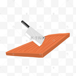 简约线条手绘水果刀银色的刀具手绘插画卡通出局菜刀切菜厨房用具灰色