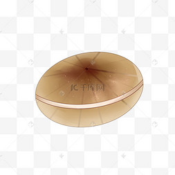 创意斗笠手绘插画