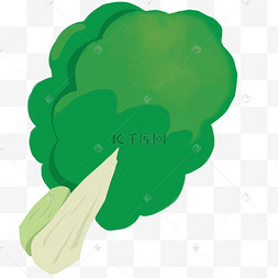 一片绿色叶子的青菜蔬菜底纹卡通蔬菜底纹西红柿白菜胡萝卜卡通白菜