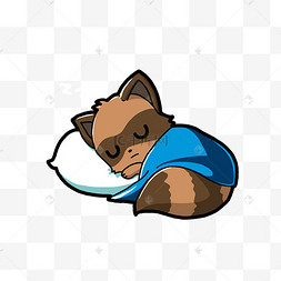 可爱卡通小浣熊