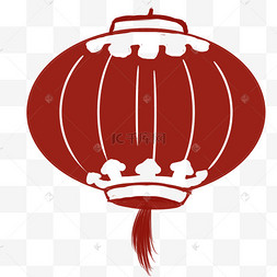 手绘新年灯笼边框插画灯笼装饰图案粉色枫叶灯笼新年红色的圆形灯笼