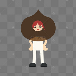 栗子宝宝矢量素材