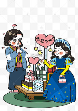 感恩节送礼物一大车惊喜可爱卡通人物场景日本发放工资