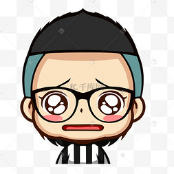 可爱卡通委屈表情
