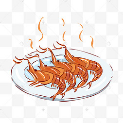 热气腾腾简笔画