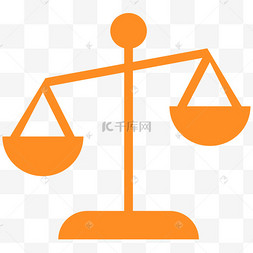 和大量的工作在天平上蓝色卡通法律天平矢量图大小卡通秤砣公正的天平