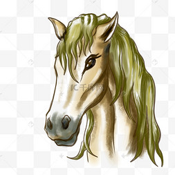 水彩骏马
