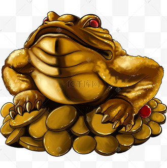 三足金蟾招财蛤蟆钱财