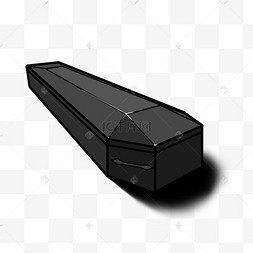 黑色的棺材剪贴画