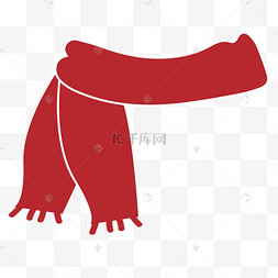 红围巾简笔画图片