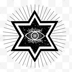 神秘的全视之眼图案