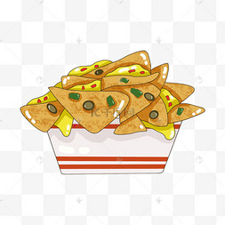 美味的玉米片剪贴画玉米排骨汤食物美食卡通蔬菜玉米插画大的食物和