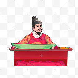 在看奏折的世宗大王