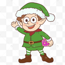 活泼快乐elf clipart
