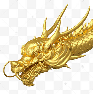 3dc4d立体龙头节龙抬头中国龙