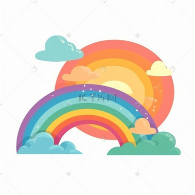 数字艺术·手绘彩虹