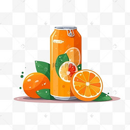 冷饮橙汁汽水饮料