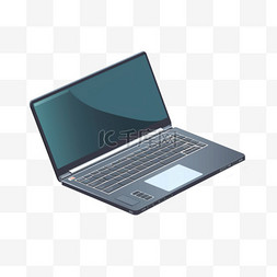 扁平电子产品笔记本电脑