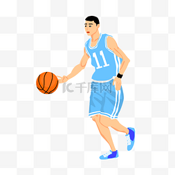 打篮球的的人图片_免扣卡通男生打篮球