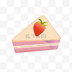 蛋糕免扣gif图片_草莓蛋糕 