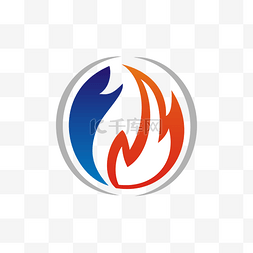 服装logo图片_火焰logo设计