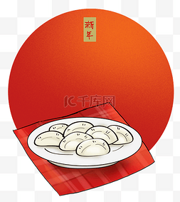 中国美食饺子图片_农历新年传统美食饺子