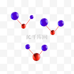 分子png矢量素材