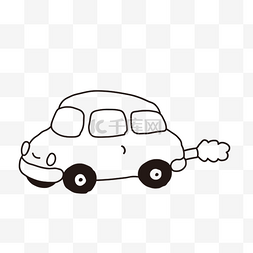 简约设计图案图片_手绘小汽车设计素材