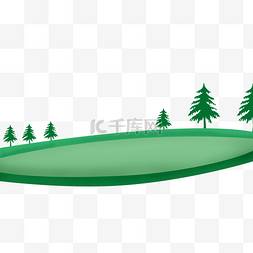 绿色清新环境保护图片_绿色树木绿色草地