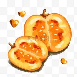 橘黄色南瓜图片_南瓜橘色蔬菜